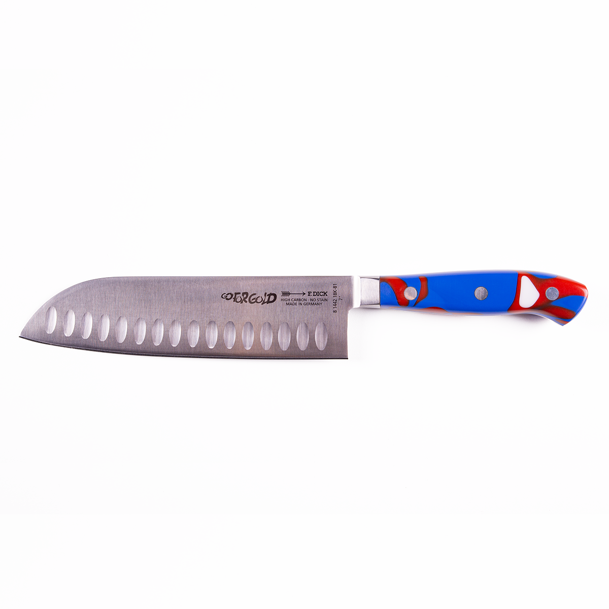 Couteau Santoku à lame alvéolée Premier Plus Edition Luxembourg