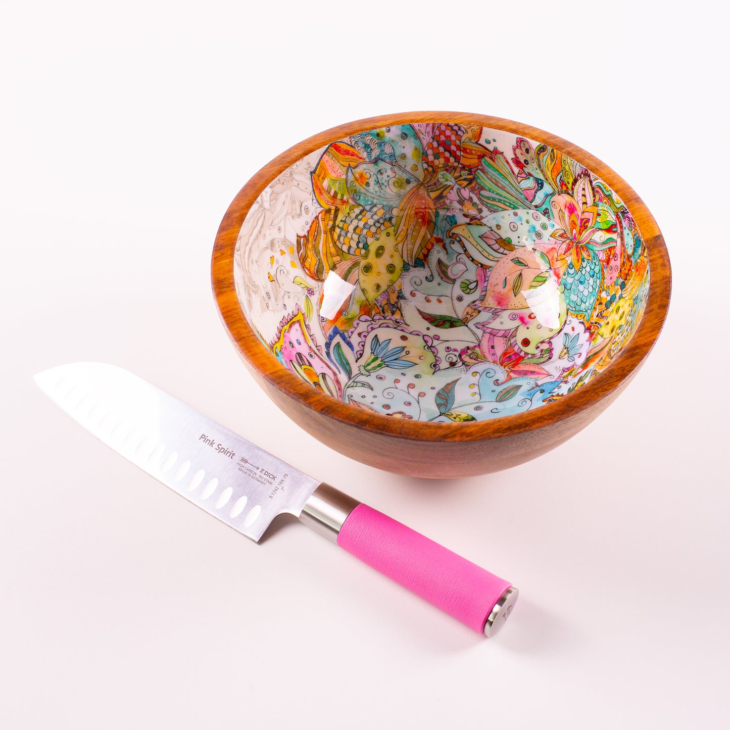 Salad bowl en bois de manguier Multicolor – Moyen modèle – ByRoom Scandinavian Living